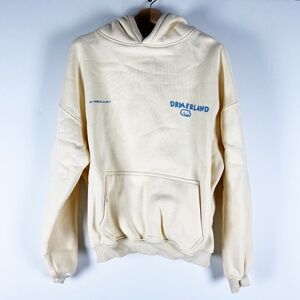 Dreamers Club Thanks For Being Here Smiley Face Graphic Print Hoodie Sweatshirt